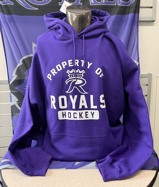 Hoodie Adult Purple Property Of