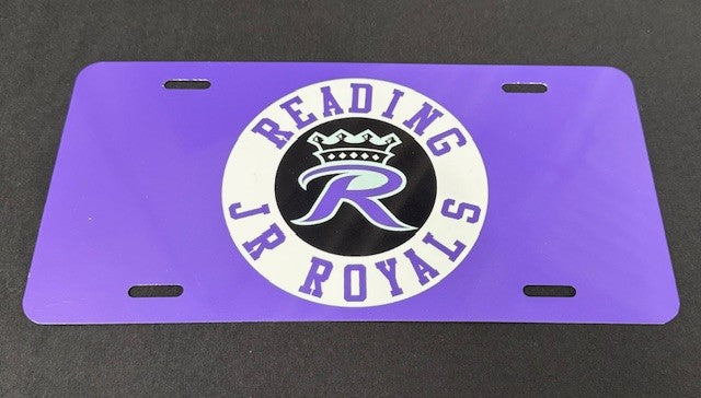 License Plate - Jr Royals Circle Logo