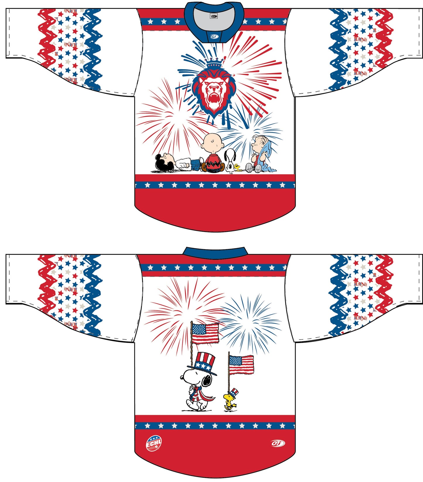 Peanuts Patriotic Jersey In store now!