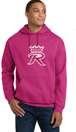 Adult Hot Pink "R" Hoodie