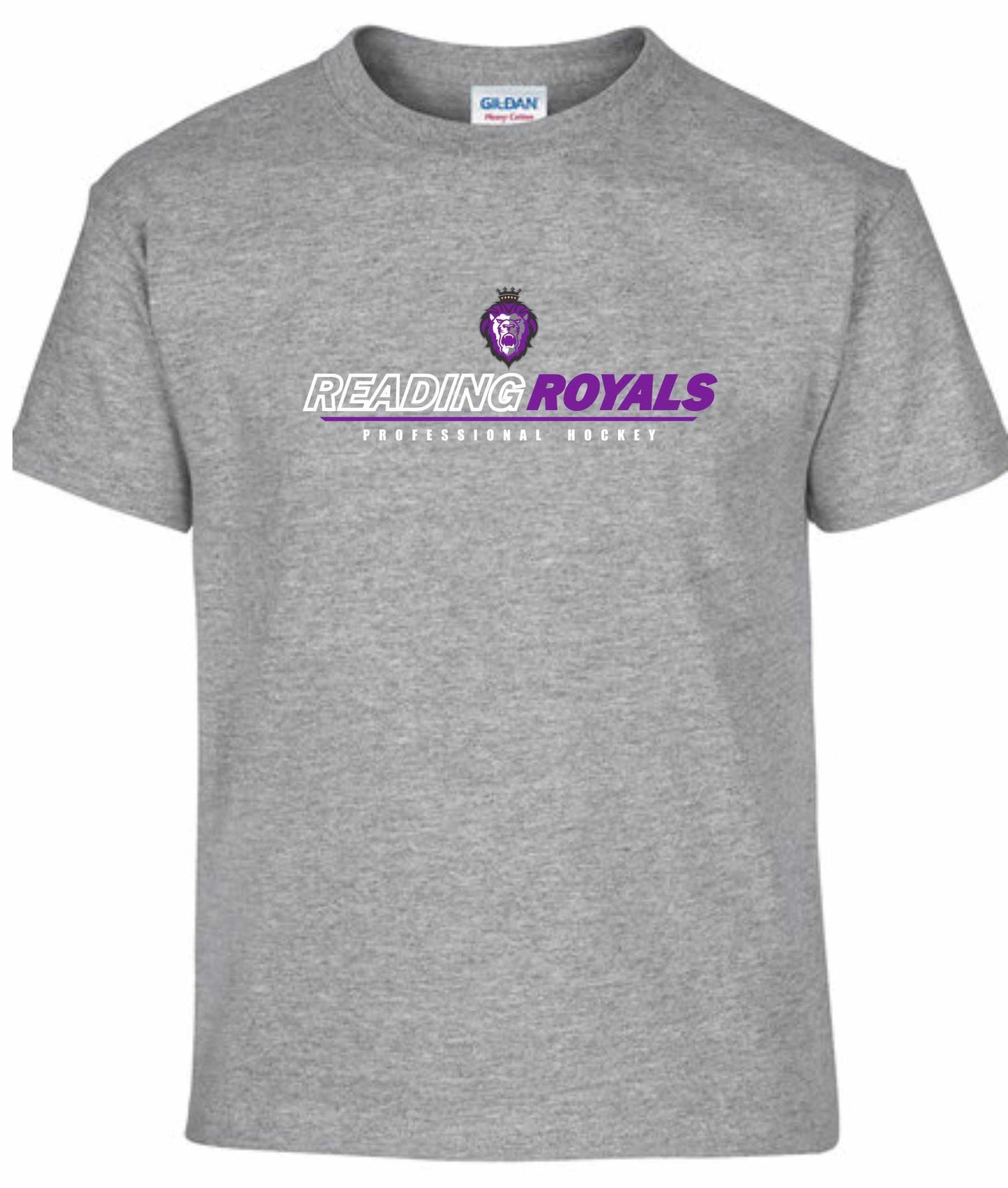 Reverse Print Gray Adult Short Sleeve