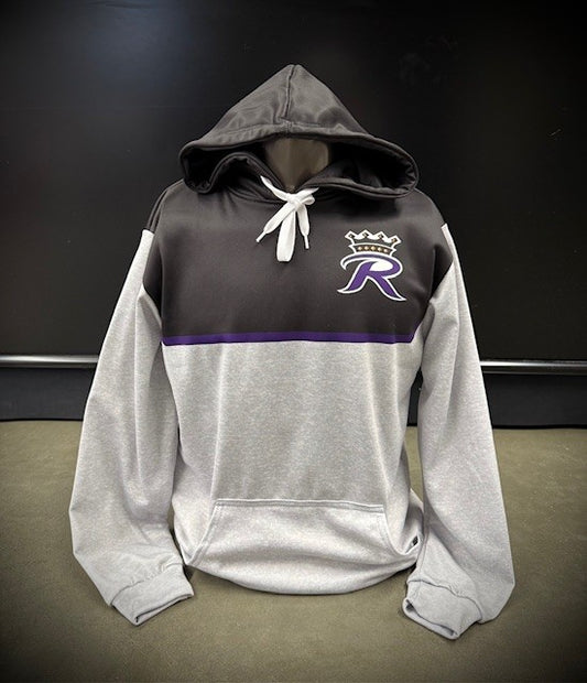 AK Hoodie Sublimated - Black and Gray