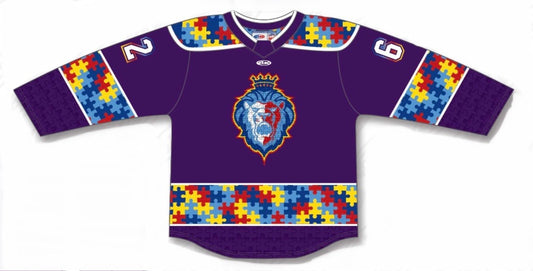 Replica Autism Acceptance Sublimated Jersey 25-26