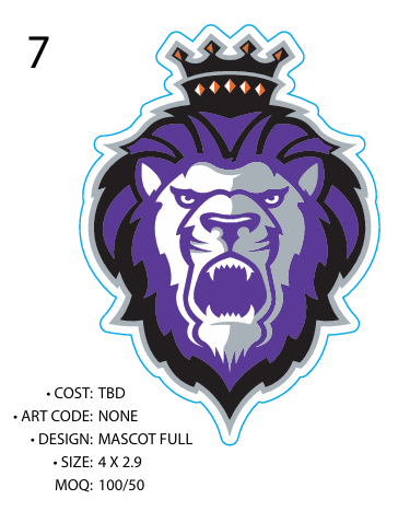 Sticker - Mascot Full - Blue 84