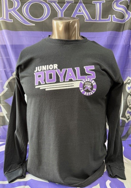T-Shirt Youth L/S Jr Royals Black