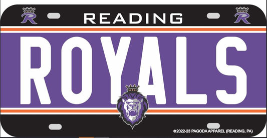 Purple License Plate