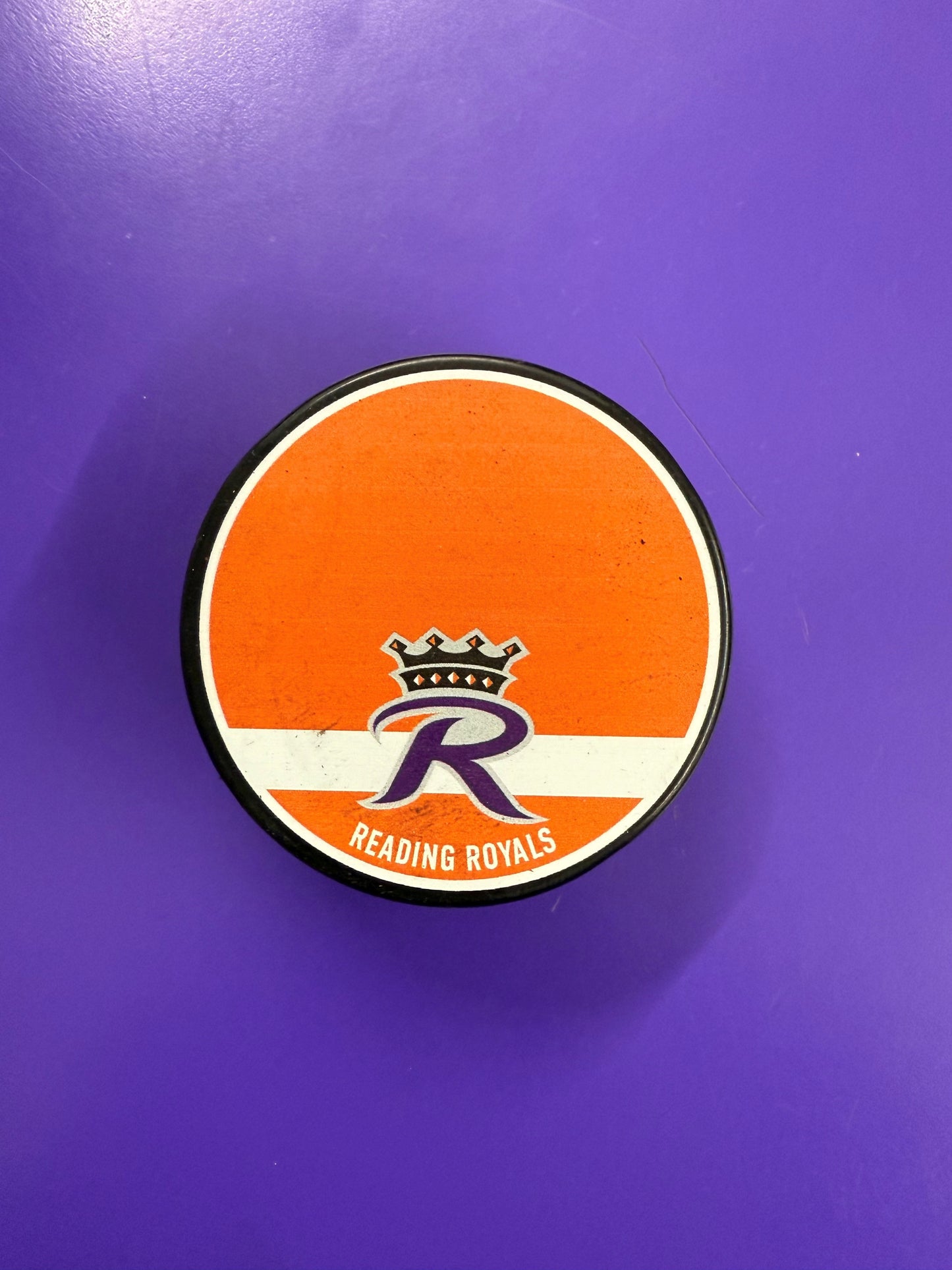 Puck Autograph Orange