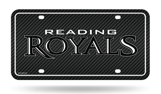 License Plate - Carbon Fiber "Reading Royals"