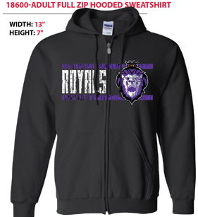 Black Full Zip Hoodie - Rabbit Hole