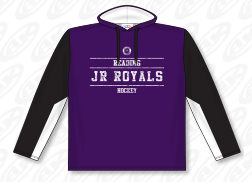 Jr Royals Adult  Purple Sublimated Hoodie