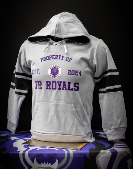 Jr Royals Youth Heather Gray Hoodie