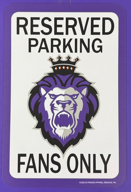 Sign - Purple Reserved Parking