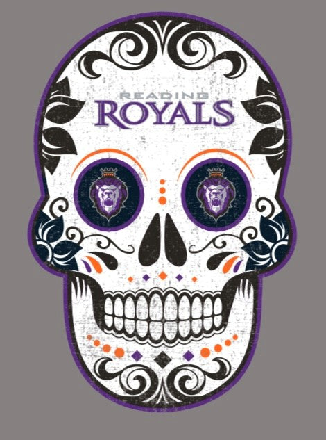 T-shirt - Hooded L/S - Sugar Skull - Black Frost