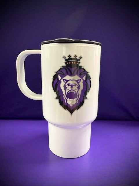 White Travel Mug
