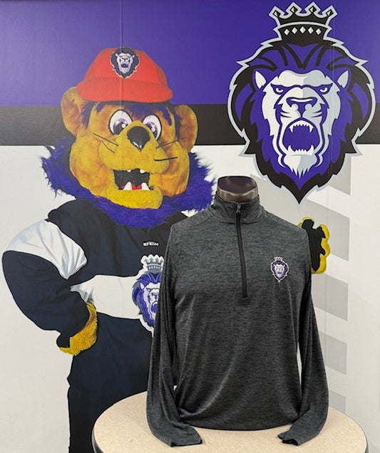 1/4 Zip Under Armour Black Twist Lion Logo