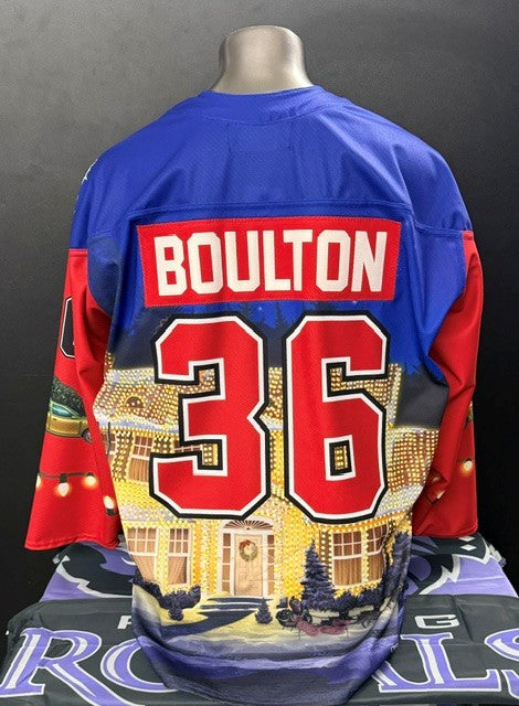 Authentic #36 BOULTON Xmas Vacation Jersey - Size 54