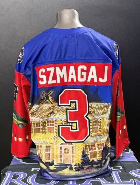 Authentic #3 SZMAGAJ Xmas Vacation Jersey - Size 54
