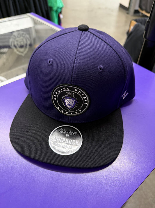 Zephyr purple black Puck logo